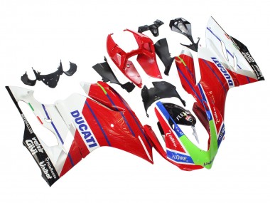 Compra Carenados Moto Ducati Panigale 899/1199 2011-2014 - Blanco Rojo Verde Azul Negro Brillante Flex-Box