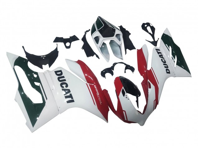 Compra Carenados Moto Ducati Panigale 899 2011-2014 - Blanco Rojo Negro Brillante