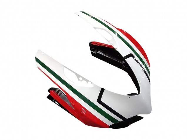Compra Carenados Moto Ducati 1199 2011-2014 - Blanco Rojo Verde Negro Brillante