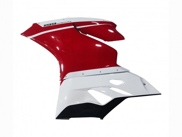 Compra Carenados Moto Ducati 1199 2011-2014 - Blanco Rojo Negro Brillante