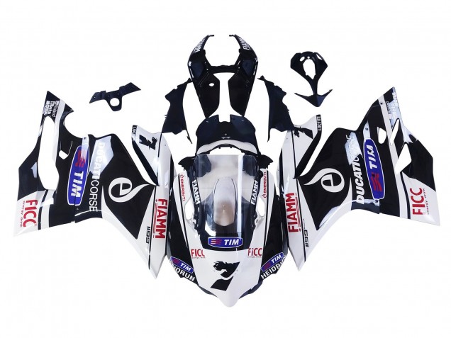 Compra Carenados Moto Ducati Panigale 899/1199 2011-2014 - Blanco Negro Azul Fiamm Ficc 7