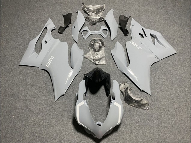 Compra Carenados Moto Ducati 1199 2011-2014 - Nardo Gris Claro Blanco Corse