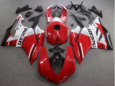 Compra Carenado Moto Ducati 959 2015-2020 - Blanco Rojo Negro Brillante