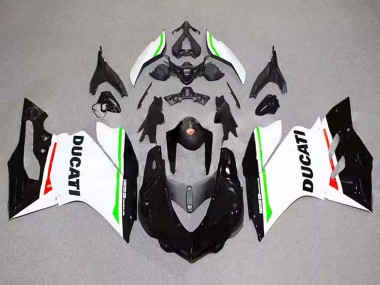 Compra Carenados Moto Ducati 1299 2015-2020 - Blanco Rojo Verde Negro Brillante
