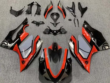 Compra Carenados Moto Ducati 959 2015-2020 - Plata Rojo Negro Brillante