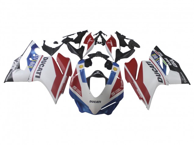 Compra Carenados Moto Ducati 1299 2015-2020 - Blanco Rojo Azul Negro Mate Unibat Flex-Box