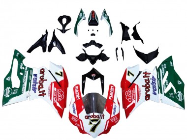 Compra Carenados Moto Ducati 959/1299 2015-2020 - Blanco Rojo Verde Valsir Fiamm 7