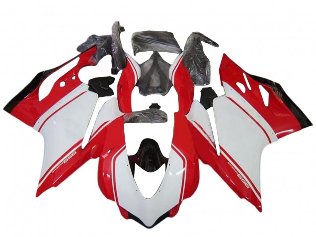 Compra Kits Carenado Moto Ducati 959 2015-2020 - Blanco Rojo Negro Brillante