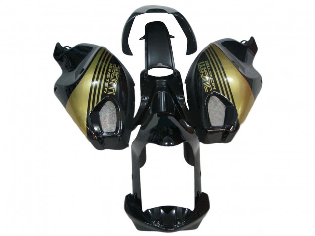 Compra Carenados Moto Ducati Monster 696 796 1100 1100S 2008-2012 - Negro Brillante Oro