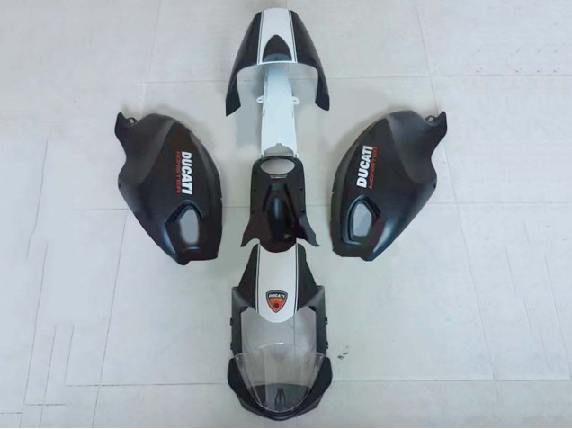 Compra Carenados Moto Ducati Monster 696 796 1100 1100S 2008-2012 - Blanco Negro Mate