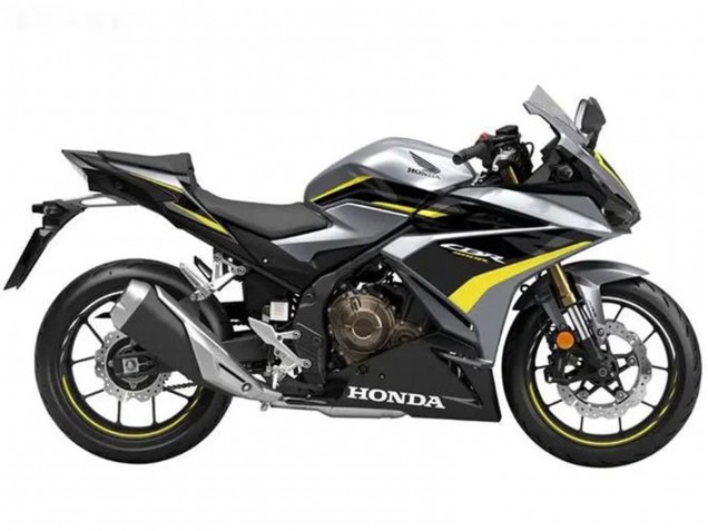 Compra Carenados Moto Honda CBR500R 2022-2023 - Plata Amarillo Negro Brillante