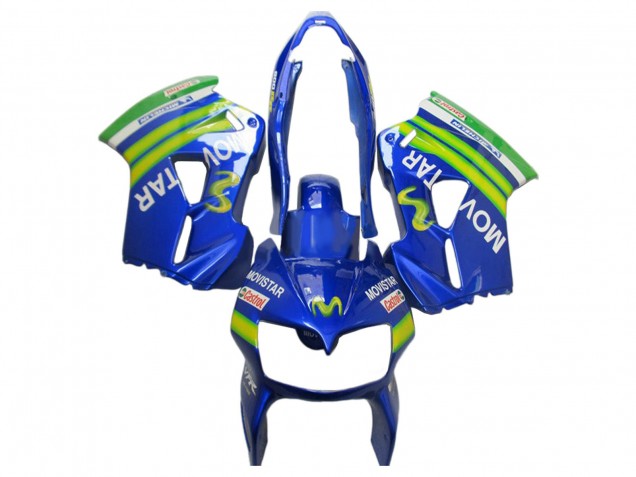 Compra Carenados Moto Honda VFR 800 2002-2013 - Azul Verde Blanco MoviStar Castrol