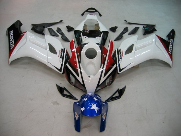 Compra Carenados Moto Honda CBR1000RR 2004-2005 - Blanco Rojo Negro Brillante Azul Estrella