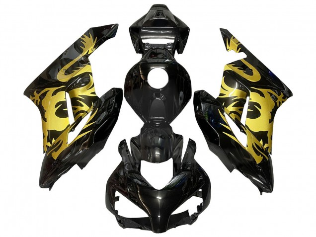 Compra Carenados Moto Honda CBR1000RR 2004-2005 - Oro Negro Brillante Dragón