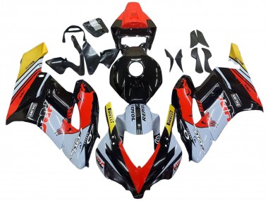 Compra Carenados Moto Honda CBR1000RR 2004-2005 - Amarillo Rojo Blanco Lustroso Rojo Bull Repsol HRC