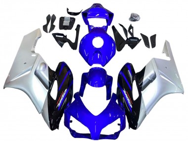 Compra Carenados Moto Honda CBR1000RR 2004-2005 - Plata Azul Negro Brillante