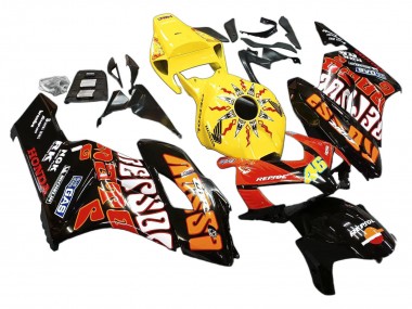 Compra Carenados Moto Honda CBR1000RR 2004-2005 - Amarillo Naranja Negro Brillante Repsol Rossi 46