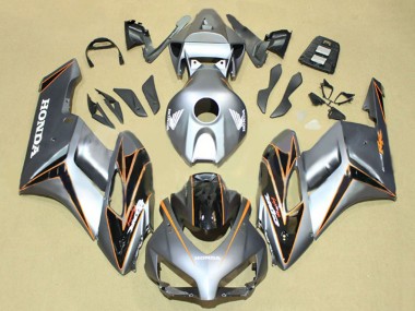 Compra Carenados Moto Honda CBR1000RR 2004-2005 - Plata Naranja Negro Brillante Raya