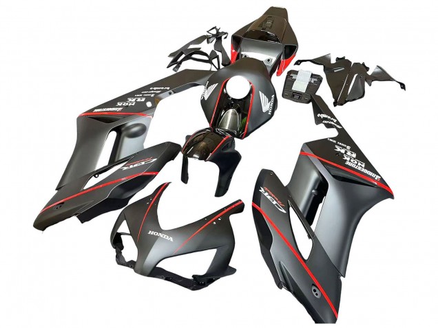 Compra Carenados Moto Honda CBR1000RR 2004-2005 - Negro Brillante Gris Brillante Rojo Raya