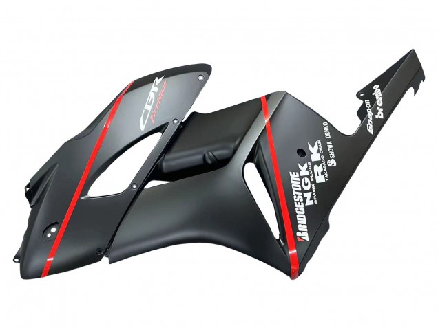 Compra Carenados Moto Honda CBR1000RR 2004-2005 - Negro Brillante Gris Brillante Rojo Raya