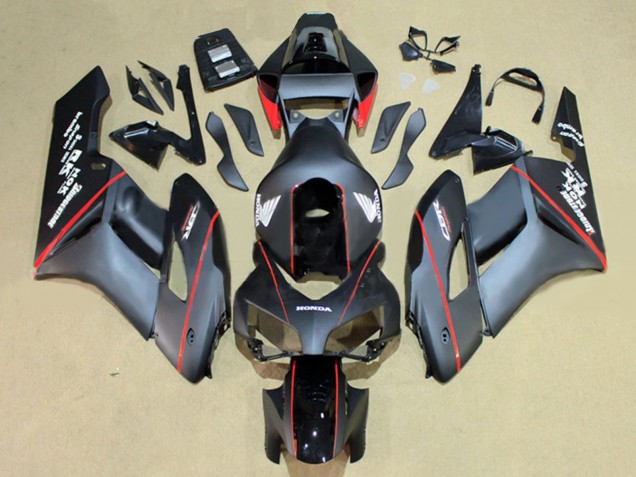 Compra Carenados Moto Honda CBR1000RR 2004-2005 - Negro Brillante Gris Brillante Rojo Raya