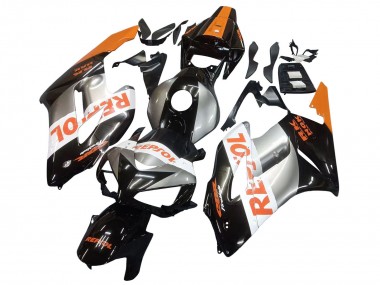 Compra Carenados Moto Honda CBR1000RR 2004-2005 - Naranja Plata Negro Brillante Repsol