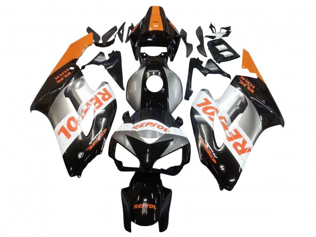 Compra Carenados Moto Honda CBR1000RR 2004-2005 - Naranja Plata Negro Brillante Repsol