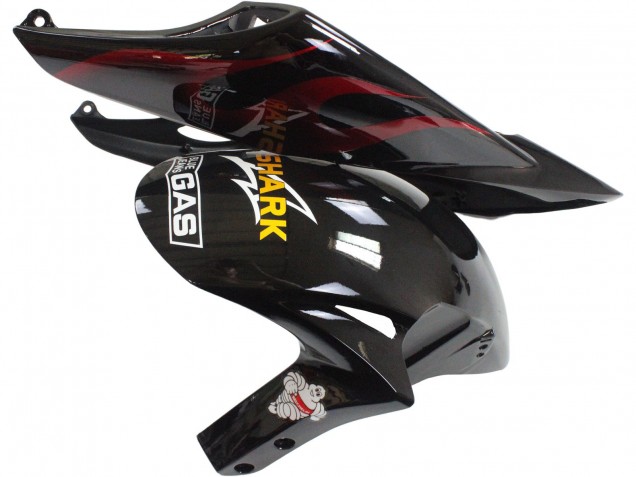 Compra Carenados Moto Honda CBR1000RR 2006-2007 - Negro Brillante Amarillo Rojo Llama