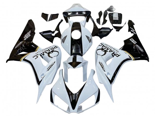 Compra Carenados Moto Honda CBR1000RR 2006-2007 - Blanco Negro Brillante Pramac