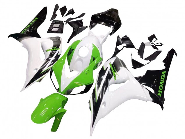 Compra Carenado Moto Honda CBR1000RR 2006-2007 - Blanco Verde Negro Brillante