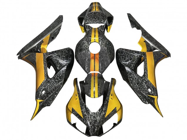 Compra Carenados Moto Honda CBR1000RR 2006-2007 - Oro Negro Falsificado FibraCarbono