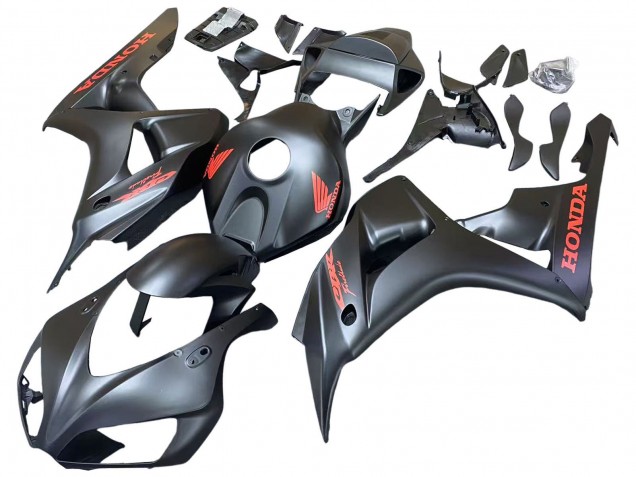 Compra Carenados Moto Honda CBR1000RR 2006-2007 - Negro Mate Rojo Calcomanías