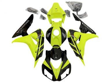 Compra Carenados Moto Honda CBR1000RR 2006-2007 - Amarillo Negro Brillante