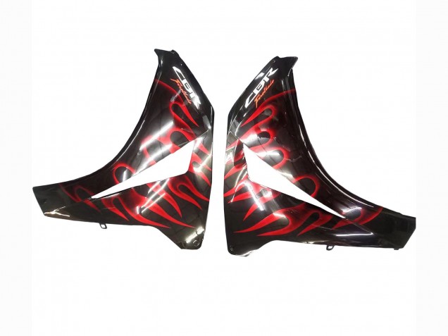 Compra Carenado Moto Honda CBR1000RR 2008-2011 - Negro Brillante Rojo Llama