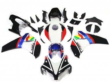 Compra Carenados Moto Honda CBR1000RR 2008-2011 - Blanco Rojo Azul Negro Brillante Estrella