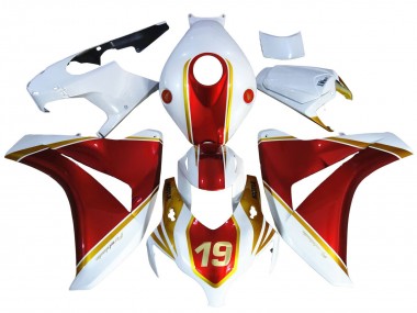 Compra Carenados Moto Honda CBR1000RR 2008-2011 - Blanco Rojo Oro 19