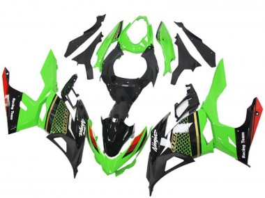 Compra Carenados Moto Kawasaki EX400 2018-2024 - Verde Rojo Negro Honeycomb