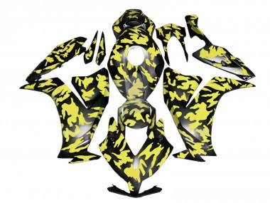 Compra Carenados Moto Honda CBR1000RR 2012-2016 - Amarillo Gris Negro Camouflage