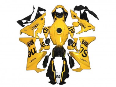 Compra Carenados Moto Honda CBR1000RR 2017-2023 - Amarillo Negro Brillante Supreme 84