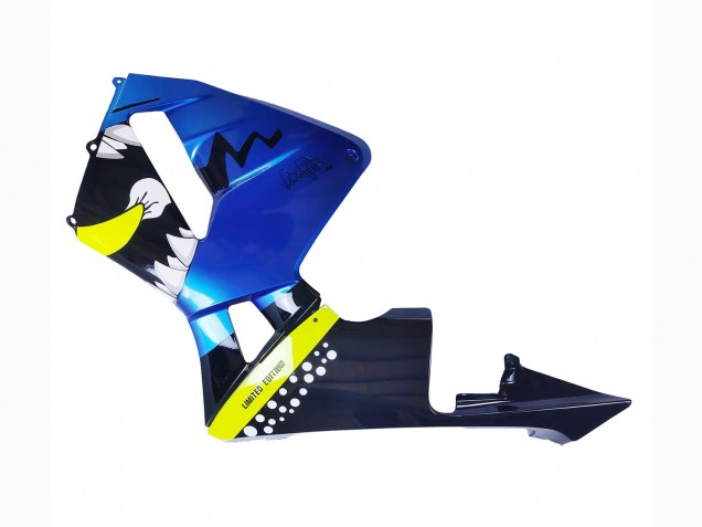 Compra Carenados Moto Honda CBR600RR 2003-2004 - Azul Neon Amarillo Negro Brillante Tiburón