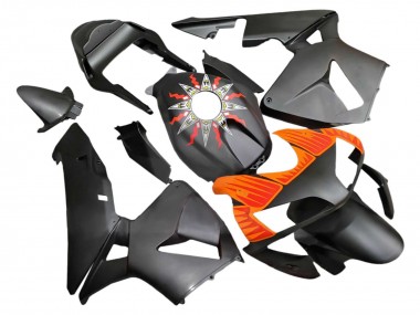 Compra Carenados Moto Honda CBR600RR 2003-2004 - Negro Mate Naranja