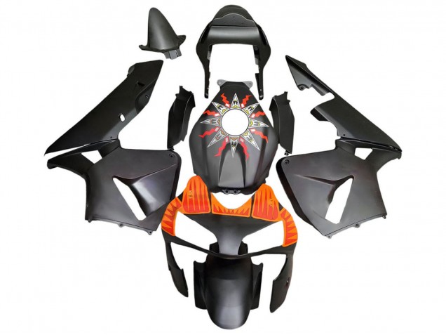 Compra Carenados Moto Honda CBR600RR 2003-2004 - Negro Mate Naranja