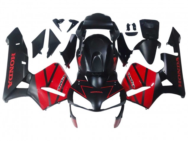 Compra Carenados Moto Honda CBR600RR 2003-2004 - Rojo Negro Brillante Negro Mate