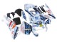 Compra Carenados Moto Honda CBR600RR 2003-2004 - Blanco Azul Rojo Nastro Azzurro 46
