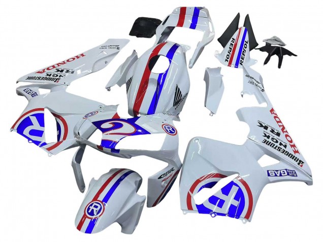 Compra Carenados Moto Honda CBR600RR 2003-2004 - Blanco Rojo Azul