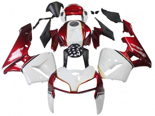 Compra Kits Carenado Moto Honda CBR600RR 2005-2006 - Rojo Blanco Negro