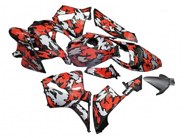 Compra Carenados Moto Honda CBR600RR 2005-2006 - Negro Rojo Gris Camouflage