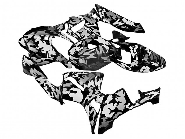 Compra Carenados Moto Honda CBR600RR 2005-2006 - Negro Blanco Gris Camouflage