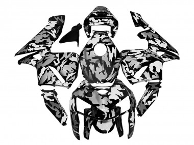 Compra Carenados Moto Honda CBR600RR 2005-2006 - Negro Blanco Gris Camouflage