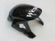Compra Carenados Moto Honda CBR600RR 2005-2006 - Negro Brillante Blanco West